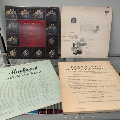 Vintage Records Various Artist Paul Whiteman, Chet Atkins, Lollipops For Big Brass Band, Madame Butterfly