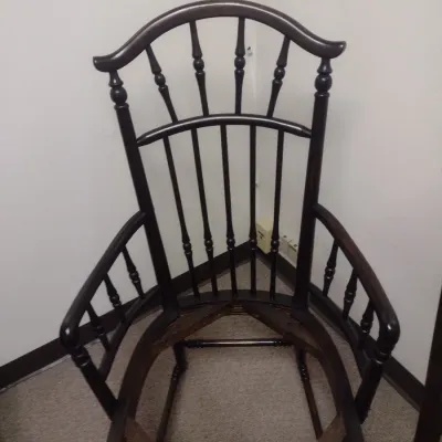 Set of Three Vintage Spindle Back Chairs