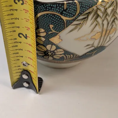 Vintage Kutani Ware Style Porcelain Bowl