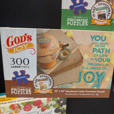 7 Used God's Refuge Promise Puzzles #1