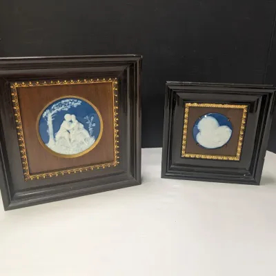 A. Barriere In Limoges Porcelain Plaques