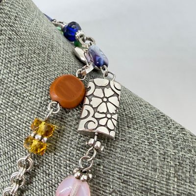 LOT 326: Costume Jewelry Collection with Pretty Bright Gemstones