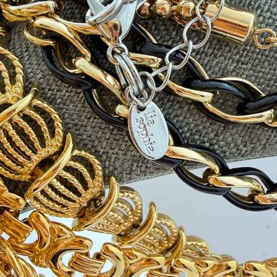LOT 322: Chunky Costume Necklace Collection
