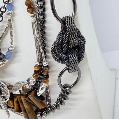 LOT 323: UNique Costume Jewlery Collection: Dream Catcher Necklace, Anne Koplik Designs and More