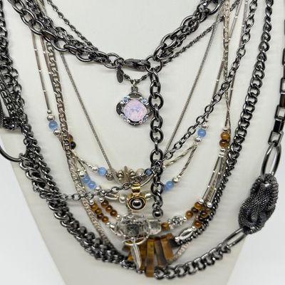 LOT 323: UNique Costume Jewlery Collection: Dream Catcher Necklace, Anne Koplik Designs and More