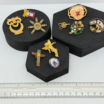 LOT 327: Gold Tone Pin Collection