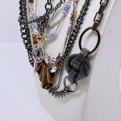 LOT 323: UNique Costume Jewlery Collection: Dream Catcher Necklace, Anne Koplik Designs and More