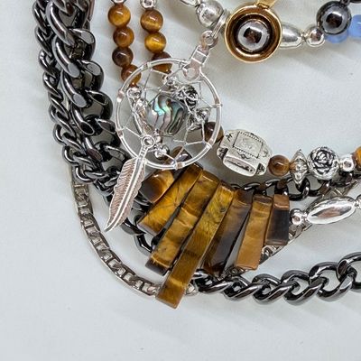 LOT 323: UNique Costume Jewlery Collection: Dream Catcher Necklace, Anne Koplik Designs and More
