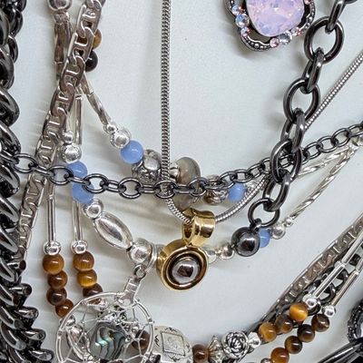 LOT 323: UNique Costume Jewlery Collection: Dream Catcher Necklace, Anne Koplik Designs and More