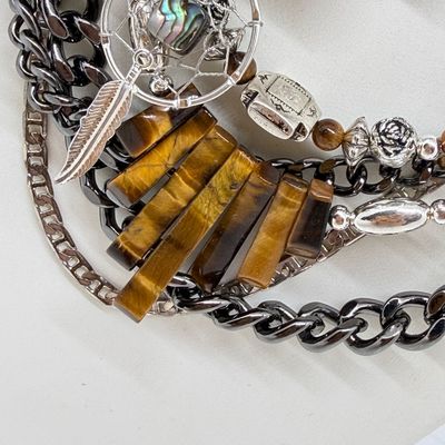 LOT 323: UNique Costume Jewlery Collection: Dream Catcher Necklace, Anne Koplik Designs and More