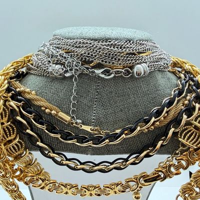 LOT 322: Chunky Costume Necklace Collection