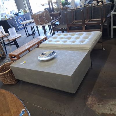 Elementi Tevere 60" GFRC Rectangular Coffee Table