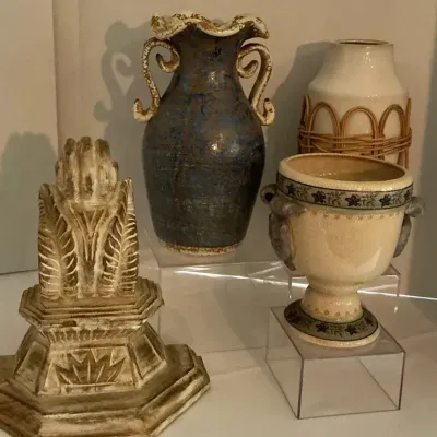 COLLECTION OF DECORATIVE VESSELS 