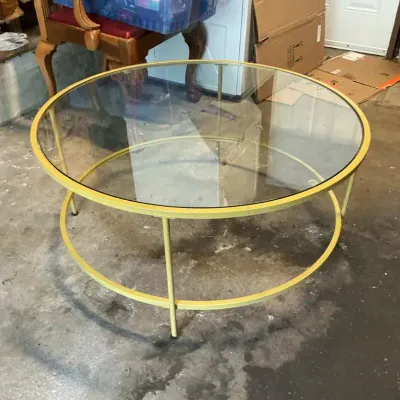Modern Gold Coffee Table