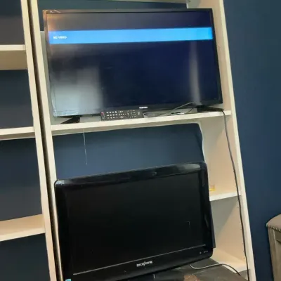 Tobisha TV Model# 32L31OU20 With Remote, Firestick & Broksonic 17” Monitor