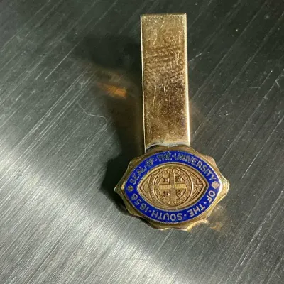 14K University Of The South Tie Clip