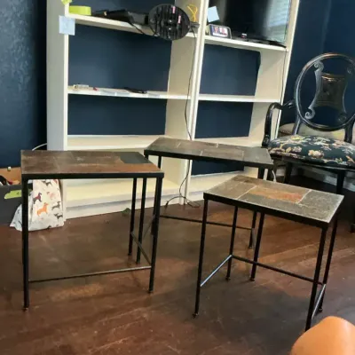 Slate Top Tables Trio