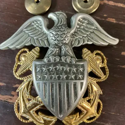 U.S. Navy Officer’s Cap Badge