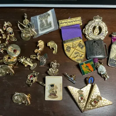 Royal Order Of Jesters ROJ Pins And Cufflinks