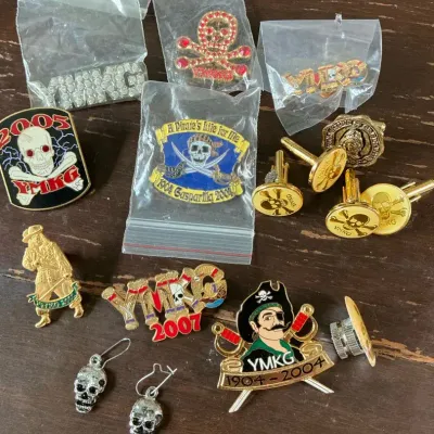YMKG Gasparilla Trading Pins And Cufflinks