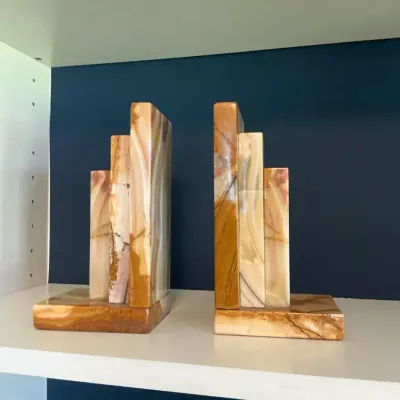 Onyx Book Ends.