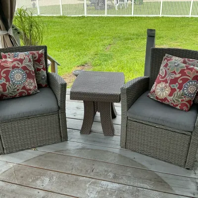 Patio Chairs And Table