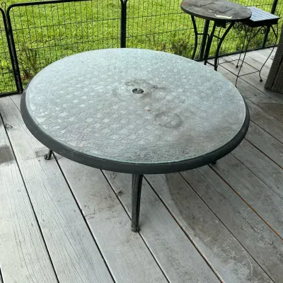 Hampton Bay Patio Coffee Table Cast Aluminum