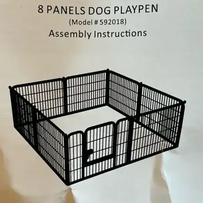 Dog Playpen 8 Panel NIB Yaheetech
