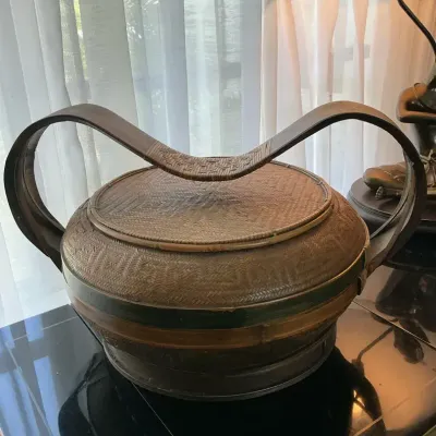 VTG Chinese Woven Basket