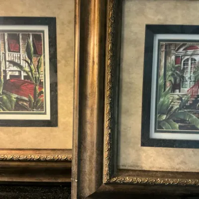 Key West Look Porches Prints Pair