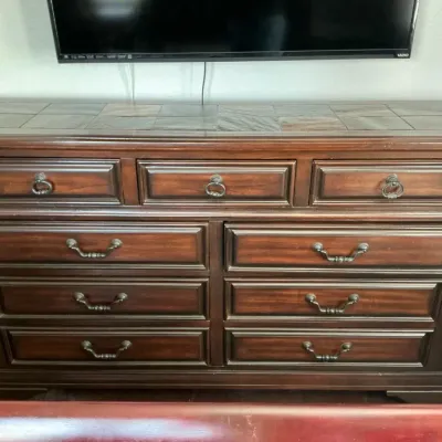 Slate Top Wooden Dresser