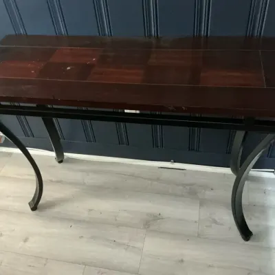  Benefits Furniture LTD. Wood Top Metal Base Table