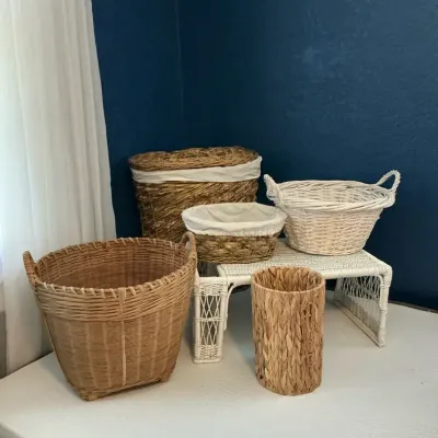 Laundry Baskets & Wicker Tray Items