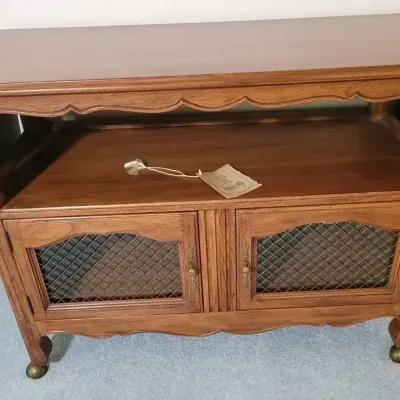 Davis Cabinet Company French Country "Umberwood" Drop Leaf Tea Cart Server Buffet 