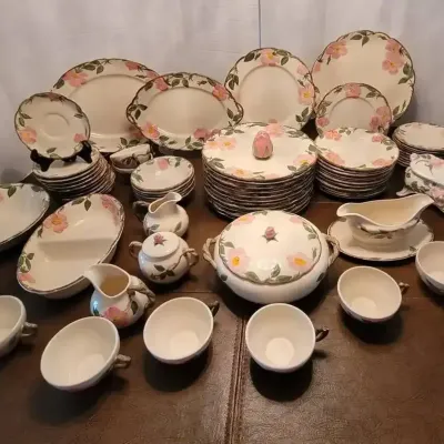 Franciscan Desert Rose American Dinnerware Setting 74 Pieces