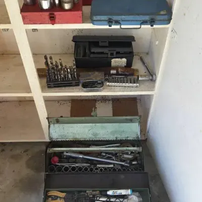 Craftsman, Kennedy & Other Metal Toolboxes Full Of Tools & Accessories 