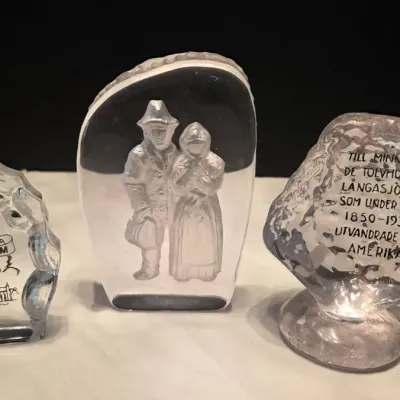 Swedish Art Glass Sculptures