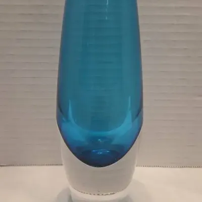 Orrefors Sommerso Art Glass Vase by Sven Palmqvist