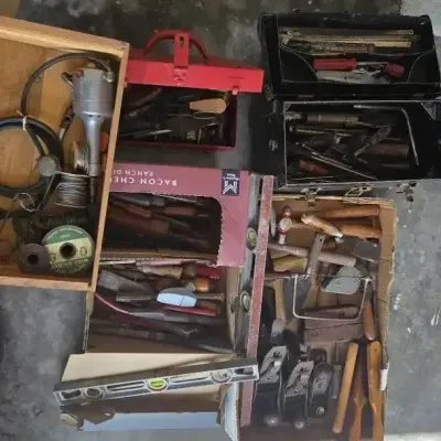 Vintage Tools And Tool Boxes