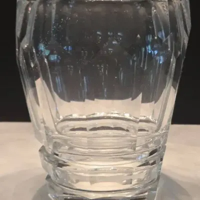 Antique Baccarat 9" Crystal Vase - Very Heavy