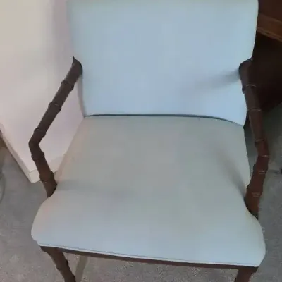 Hickory Chair Company Faux Bamboo Frame Chair