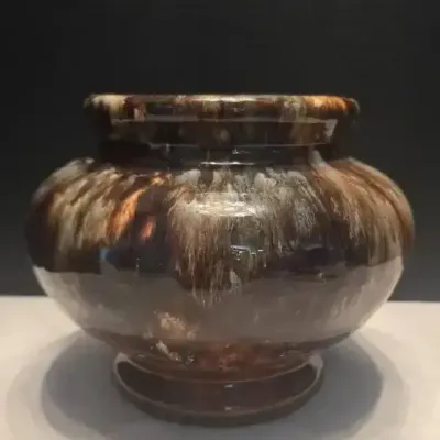 Multi Color Drip Glaze Pottery
