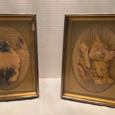 MCM 3D Cat Wall Plaques