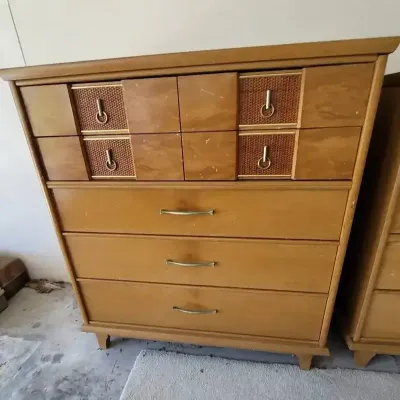 Kroehler MCM Highboy Chest of Drawers