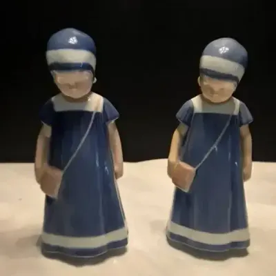 Bing & Grondahl "Else" Porcelain Figurines Model #1574 & 1594