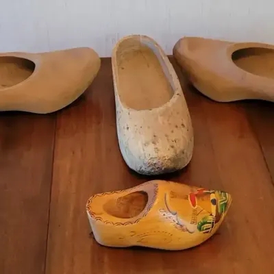 Dutch Wooden Shoes, Culturally Known as Klompen