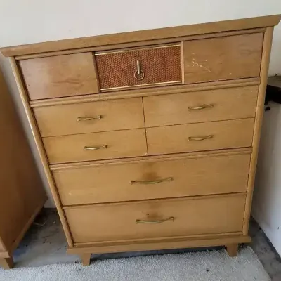 Kroehler MCM Highboy Chest of Drawers #2
