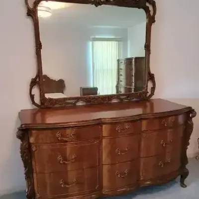 Romweber French Provincial Louis XV Style Triple Dresser