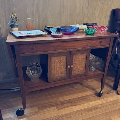 Mid-century modern bar cart
