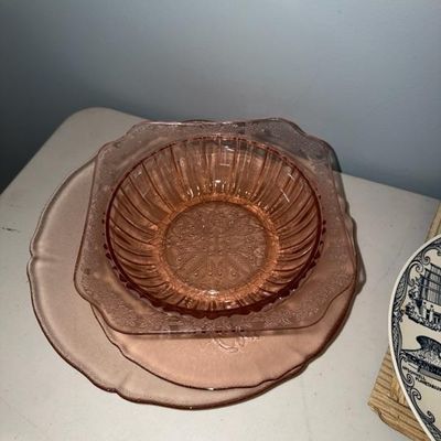 Pink glass
